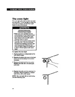 Preview for 40 page of Whirlpool RF377PXY Use And Care Manual