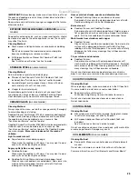 Preview for 23 page of Whirlpool RF380LXPB3 Use And Care Manual