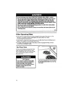 Preview for 16 page of Whirlpool RF385PCV Use & Care Manual