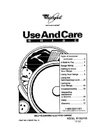 Whirlpool RF385PXD Use And Care Manual preview