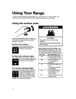 Preview for 8 page of Whirlpool RF386PXD Use And Care Manual