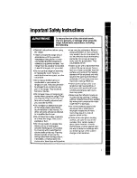 Preview for 3 page of Whirlpool RF390PXW Use And Care Manual