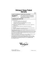 Preview for 32 page of Whirlpool RF390PXW Use And Care Manual