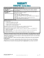 Preview for 52 page of Whirlpool RF395LXE Q Use & Care Manual