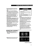 Preview for 23 page of Whirlpool RF4700XB Use And Care Manual