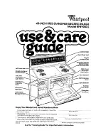 Whirlpool RF4900XL Use & Care Manual preview