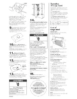 Preview for 4 page of Whirlpool RH2030XJB2 Installation Instructions