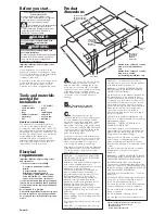 Предварительный просмотр 2 страницы Whirlpool RH2300 SERIES Installation Instructions Manual