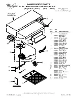 Предварительный просмотр 1 страницы Whirlpool RH2330XJ Parts List