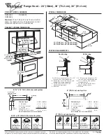 Whirlpool RH2630XJ Installation Information preview