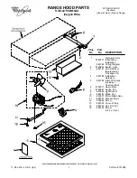 Предварительный просмотр 1 страницы Whirlpool RH2636XJQ2 Parts List