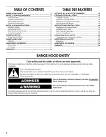 Preview for 2 page of Whirlpool RH3730XLB3 Installation Instructions And Use & Care Manual