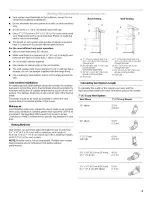 Preview for 5 page of Whirlpool RH3730XLB3 Installation Instructions And Use & Care Manual