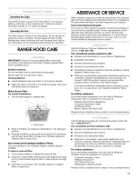 Preview for 11 page of Whirlpool RH3730XLB3 Installation Instructions And Use & Care Manual