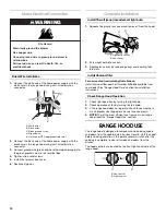 Предварительный просмотр 10 страницы Whirlpool RH3736XL Installation Instructions And Use And Care Manual