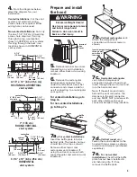 Предварительный просмотр 5 страницы Whirlpool RH4830 Series Installation Instructions And Use And Care Manual