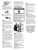 Предварительный просмотр 16 страницы Whirlpool RH4830 Series Installation Instructions And Use And Care Manual