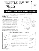 Whirlpool RH4930XL Installation Instructions предпросмотр