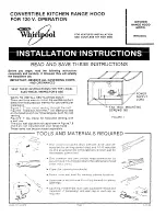 Whirlpool RH9330XL Installation Instructions preview