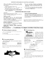 Preview for 4 page of Whirlpool RH9330XL Installation Instructions