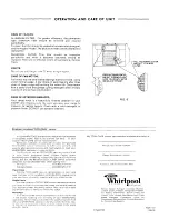 Предварительный просмотр 4 страницы Whirlpool RHH 4300 SERIES Installation And Operating Instructions