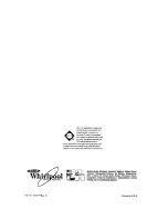 Preview for 12 page of Whirlpool RJE-302B Use And Care Manual