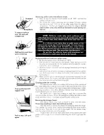 Preview for 13 page of Whirlpool RJE-362B Use And Care Manual