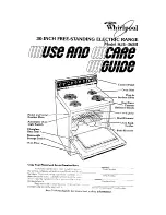 Whirlpool RJE-365B Use And Care Manual preview