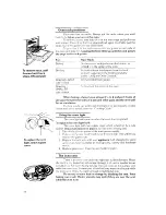 Preview for 8 page of Whirlpool RJE-365B Use And Care Manual