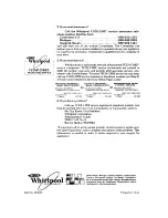 Preview for 16 page of Whirlpool RJE-365B Use And Care Manual