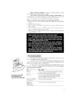 Preview for 7 page of Whirlpool RJE-395P Use And Care Manual