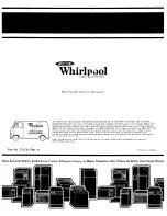 Предварительный просмотр 8 страницы Whirlpool RM278BXV0 Installation Instructions Manual