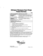 Предварительный просмотр 24 страницы Whirlpool RM286PXV Use And Care Manual