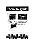 Предварительный просмотр 1 страницы Whirlpool RM988PXS Use & Care Manual