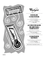 Whirlpool ROOM AIR CONDITIONER Use & Care Manual предпросмотр