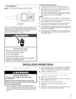 Preview for 5 page of Whirlpool Room Air Conditioners Use And Care Manual