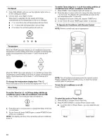 Preview for 10 page of Whirlpool Room Air Conditioners Use And Care Manual