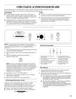 Preview for 23 page of Whirlpool Room Air Conditioners Use And Care Manual