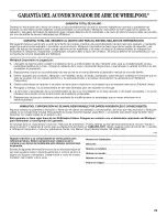 Preview for 29 page of Whirlpool Room Air Conditioners Use And Care Manual