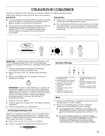 Preview for 37 page of Whirlpool Room Air Conditioners Use And Care Manual