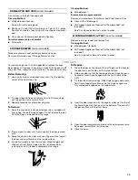 Preview for 13 page of Whirlpool Roper FEP310KV3 Use And Care Manual