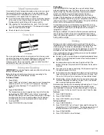 Preview for 11 page of Whirlpool Roper FGS325RQ0 Use And Care Manual