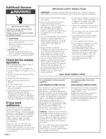 Preview for 6 page of Whirlpool Roper RAK2751KQ0 Installation Instructions Manual