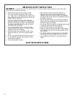 Preview for 4 page of Whirlpool Roper RES7646JQ0 Use & Care Manual