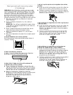 Preview for 41 page of Whirlpool Roper RS22AQXGN00 Use & Care Manual