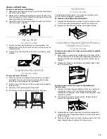 Предварительный просмотр 13 страницы Whirlpool Roper RS22AQXGN03 Use & Care Manual