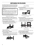 Preview for 14 page of Whirlpool Roper RS22AQXKQ02 Use & Care Manual