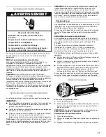 Preview for 27 page of Whirlpool Roper RS22AQXKQ02 Use & Care Manual