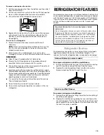 Предварительный просмотр 13 страницы Whirlpool Roper RS25AQXKQ00 Use & Care Manual