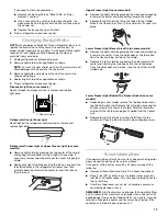 Предварительный просмотр 17 страницы Whirlpool Roper RS25AQXKQ00 Use & Care Manual